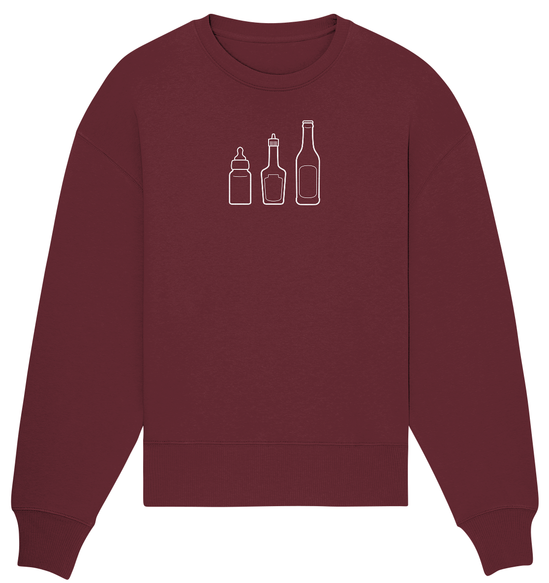 SAARSTOFF APPAREL-Flaschenkind - Oversize Sweatshirt-Sweatshirts
